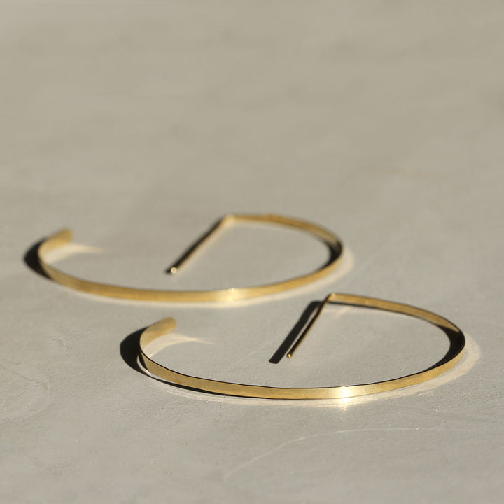 Polished Coil Hoops