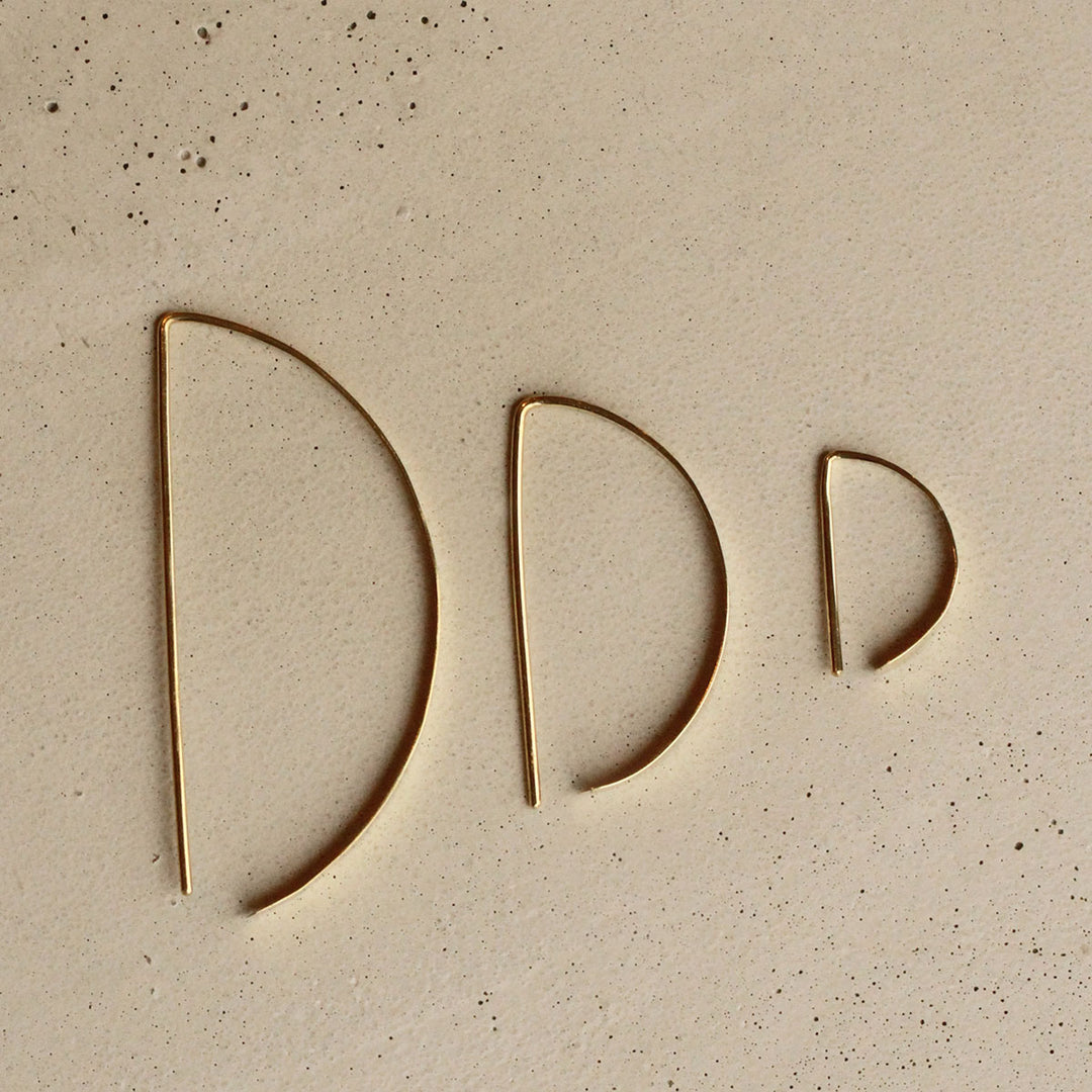 Polished D Hoops