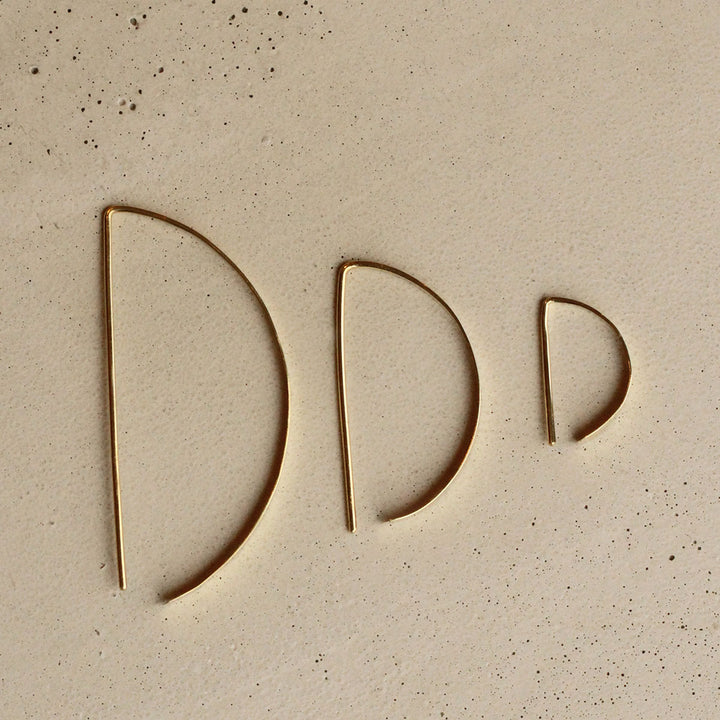 Polished D Hoops