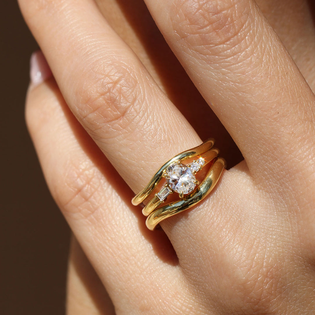 Shallow Curved Plum Band