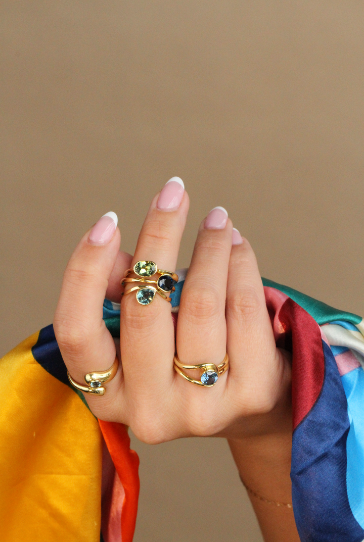 Loop Ring - Montana Sapphire