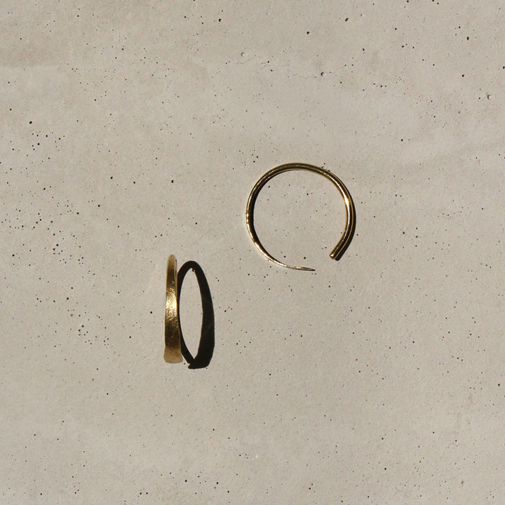 Tiny Flared Hoops