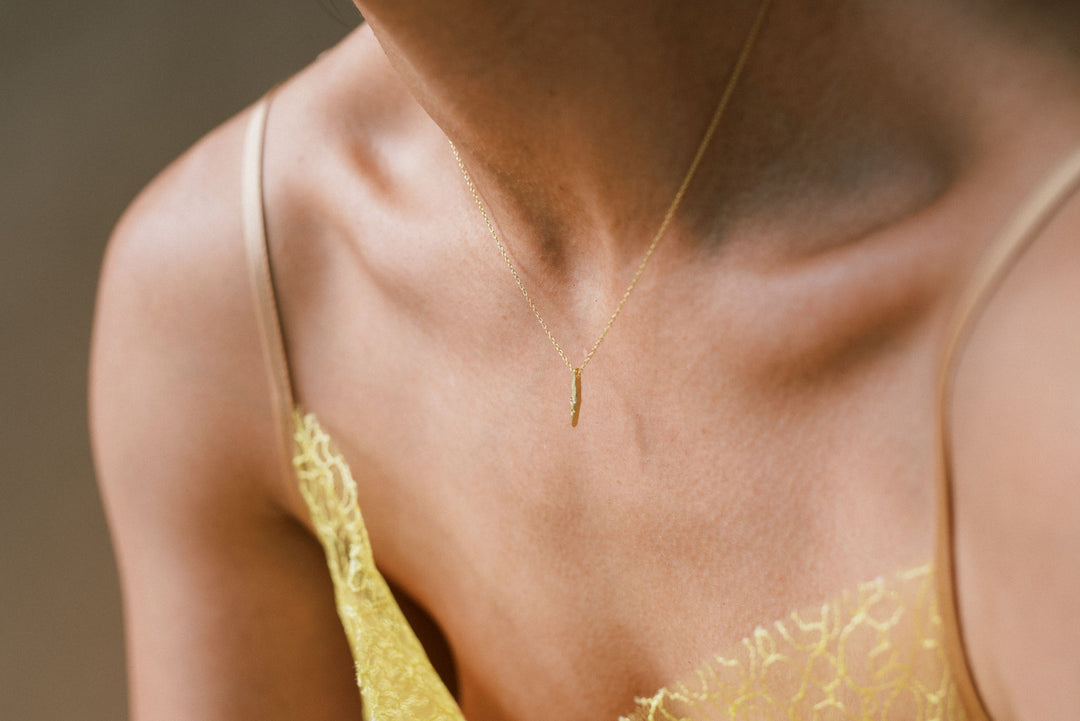 Eliza Necklace with Diamonds