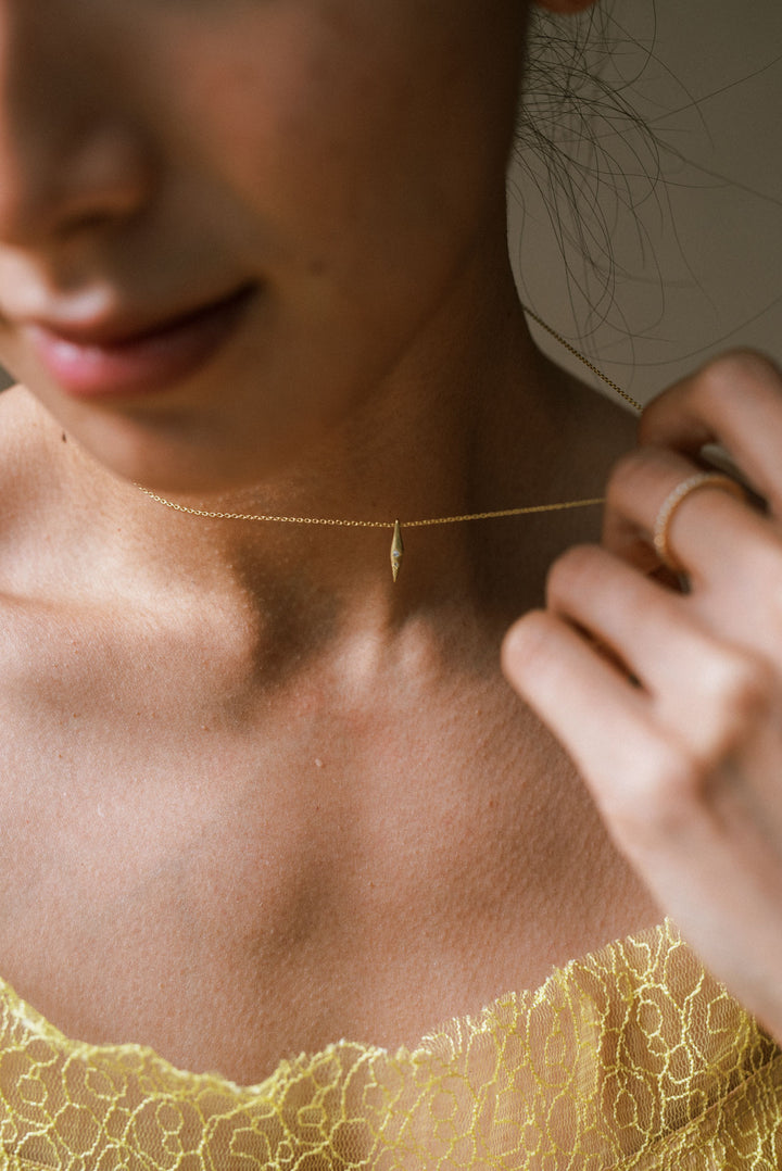 Eliza Necklace with Diamonds