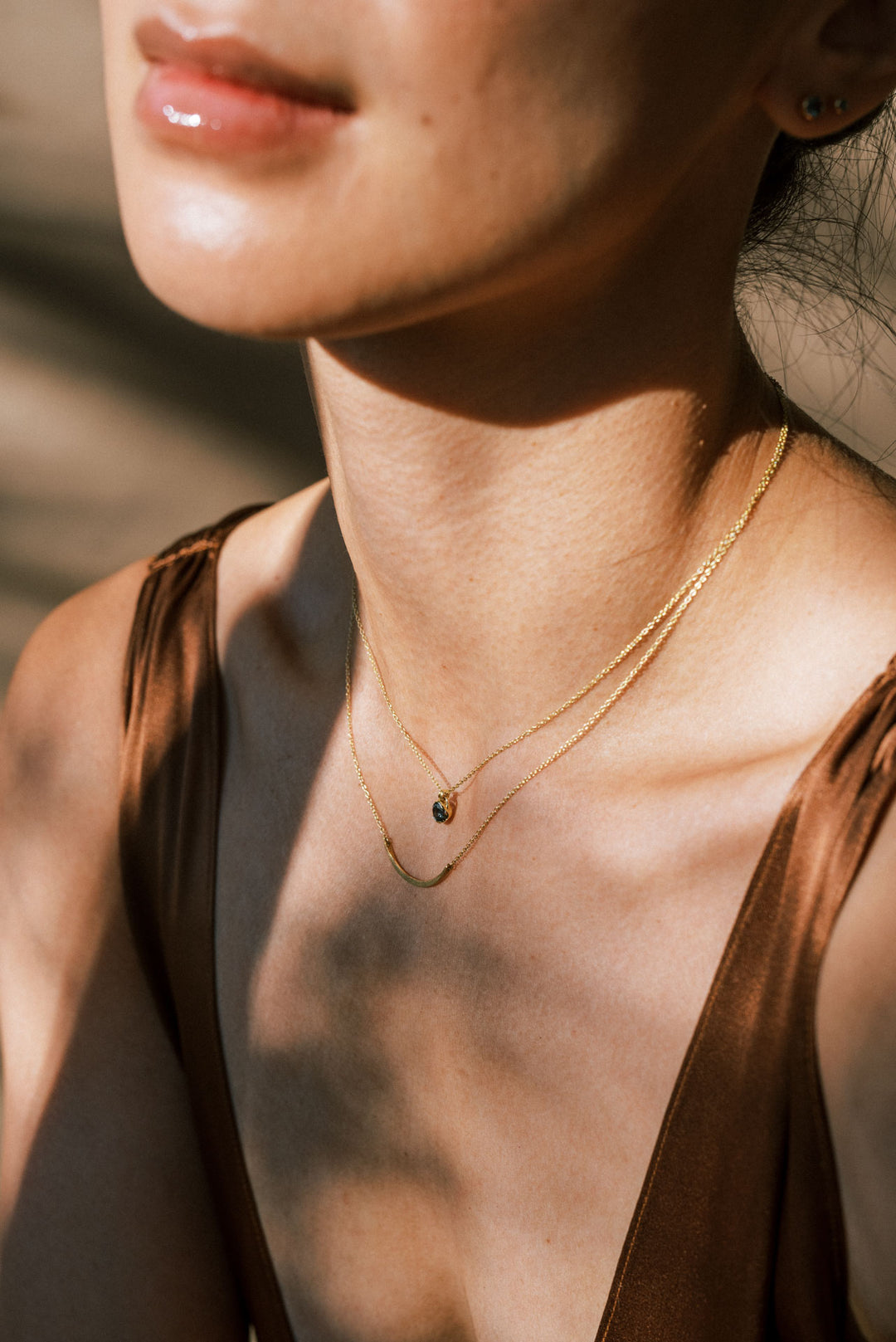 Petite Sickle Necklace