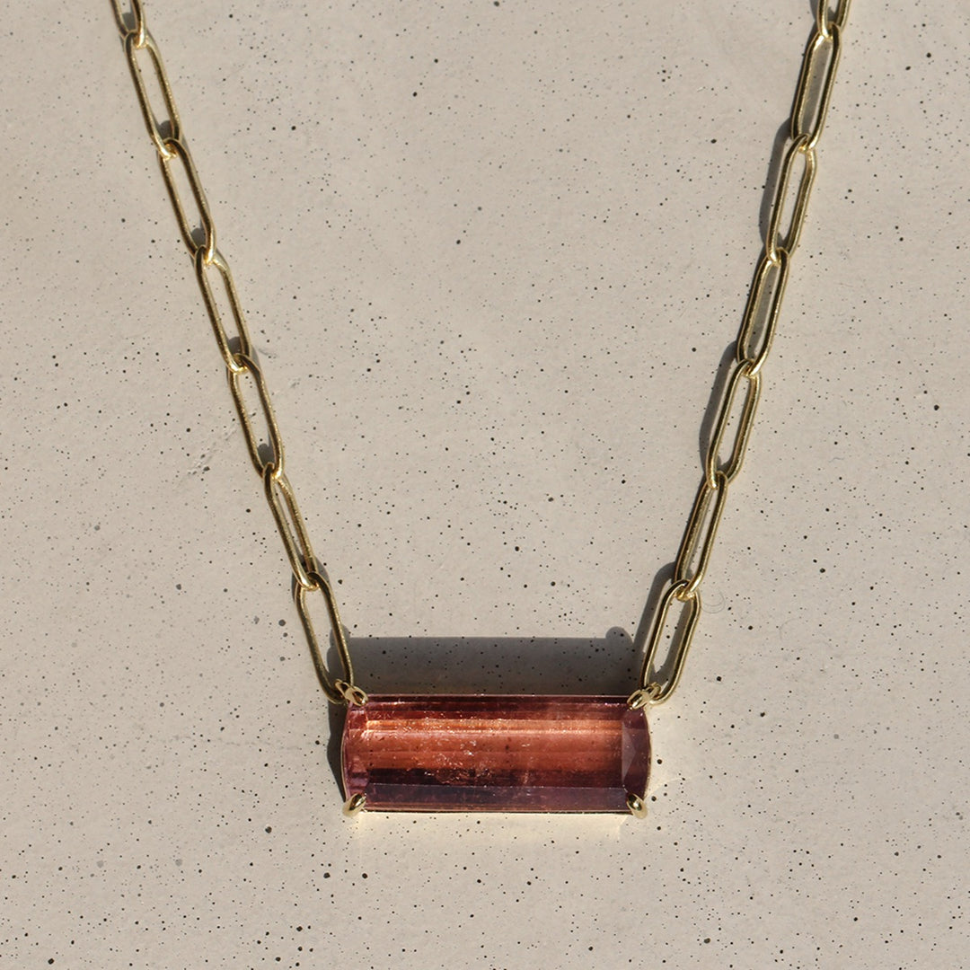 Pink Tourmaline Necklace (OOAK)