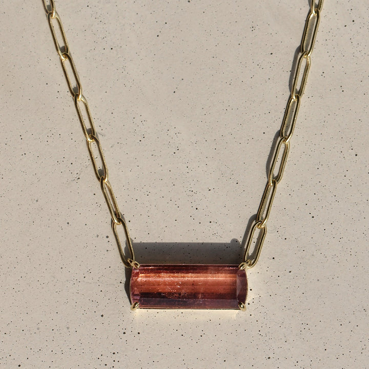 Pink Tourmaline Necklace (OOAK)
