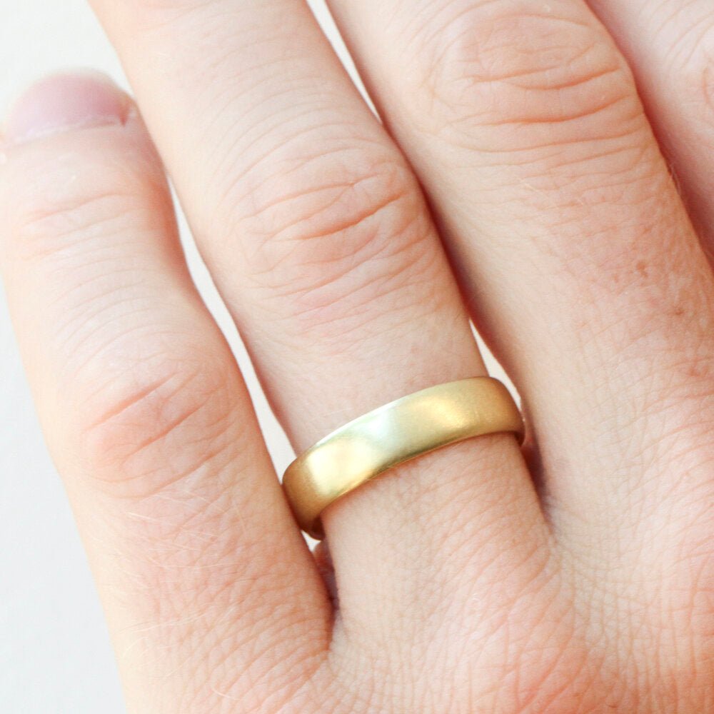 Wide Half Round Band