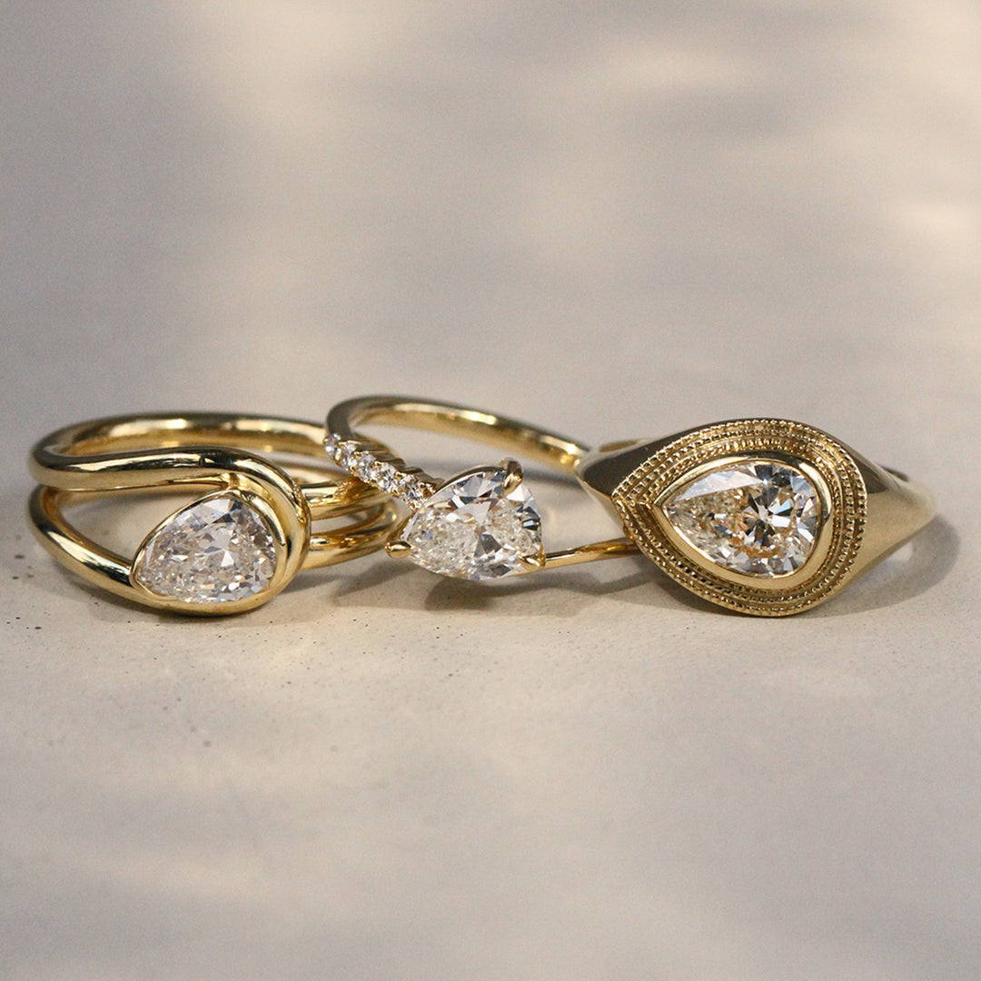 Loop Ring - Pear (.74ct)