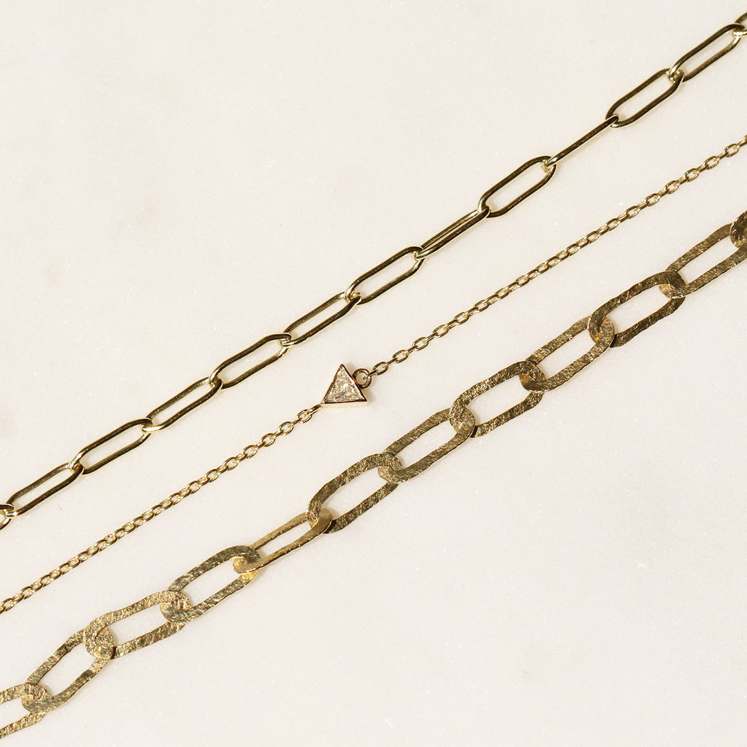 Oblong Chain Bracelet