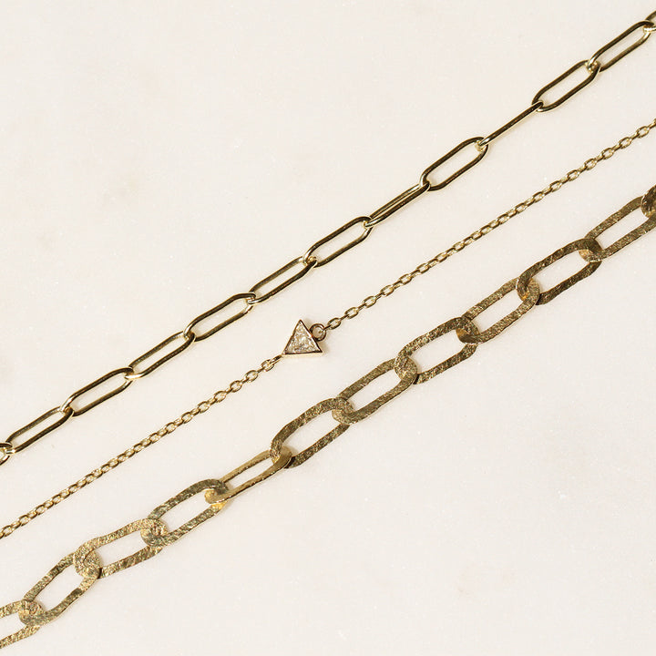 Oblong Chain Bracelet