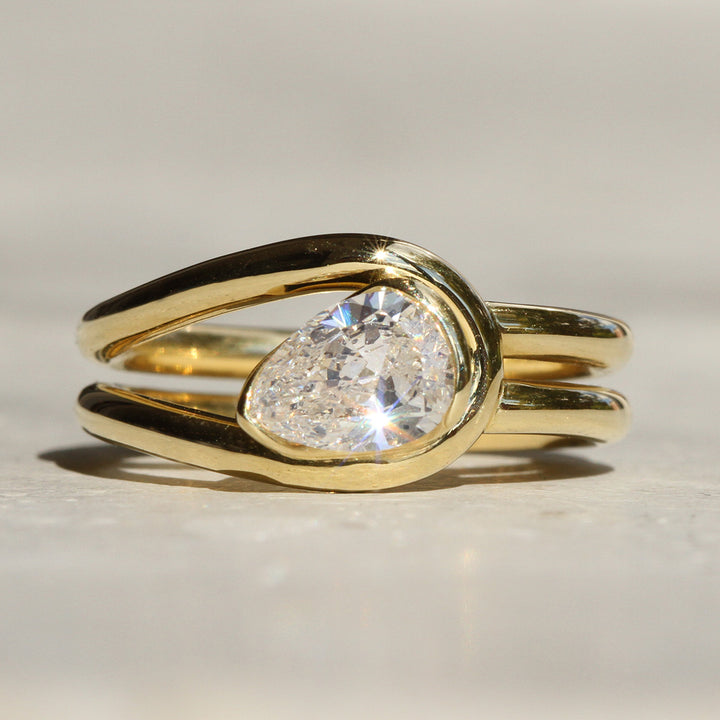 Loop Ring - Pear (.74ct)