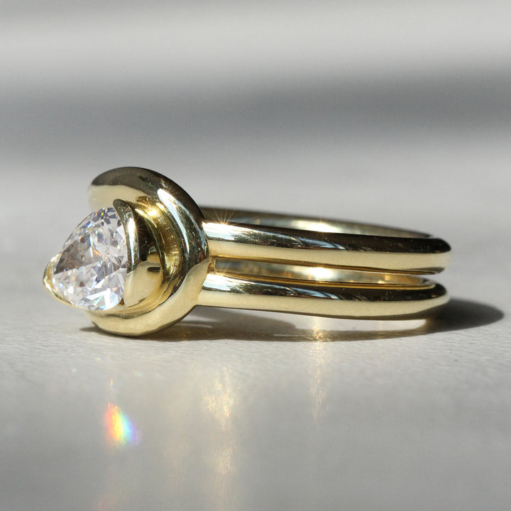 Loop Ring - Pear (.74ct)
