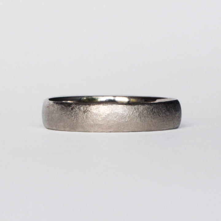 Hammered Half Round Band