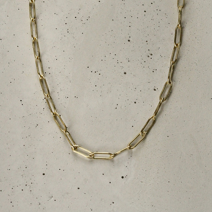 Oblong Chain Necklace