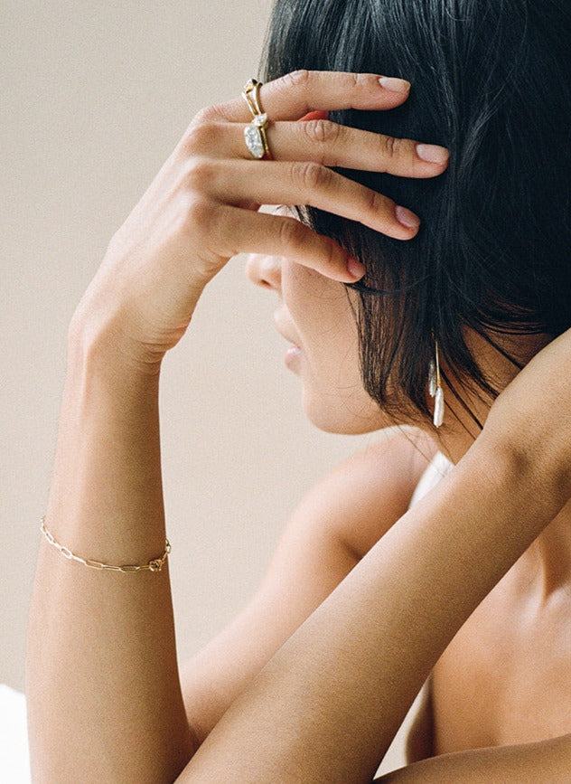 Oblong Chain Bracelet
