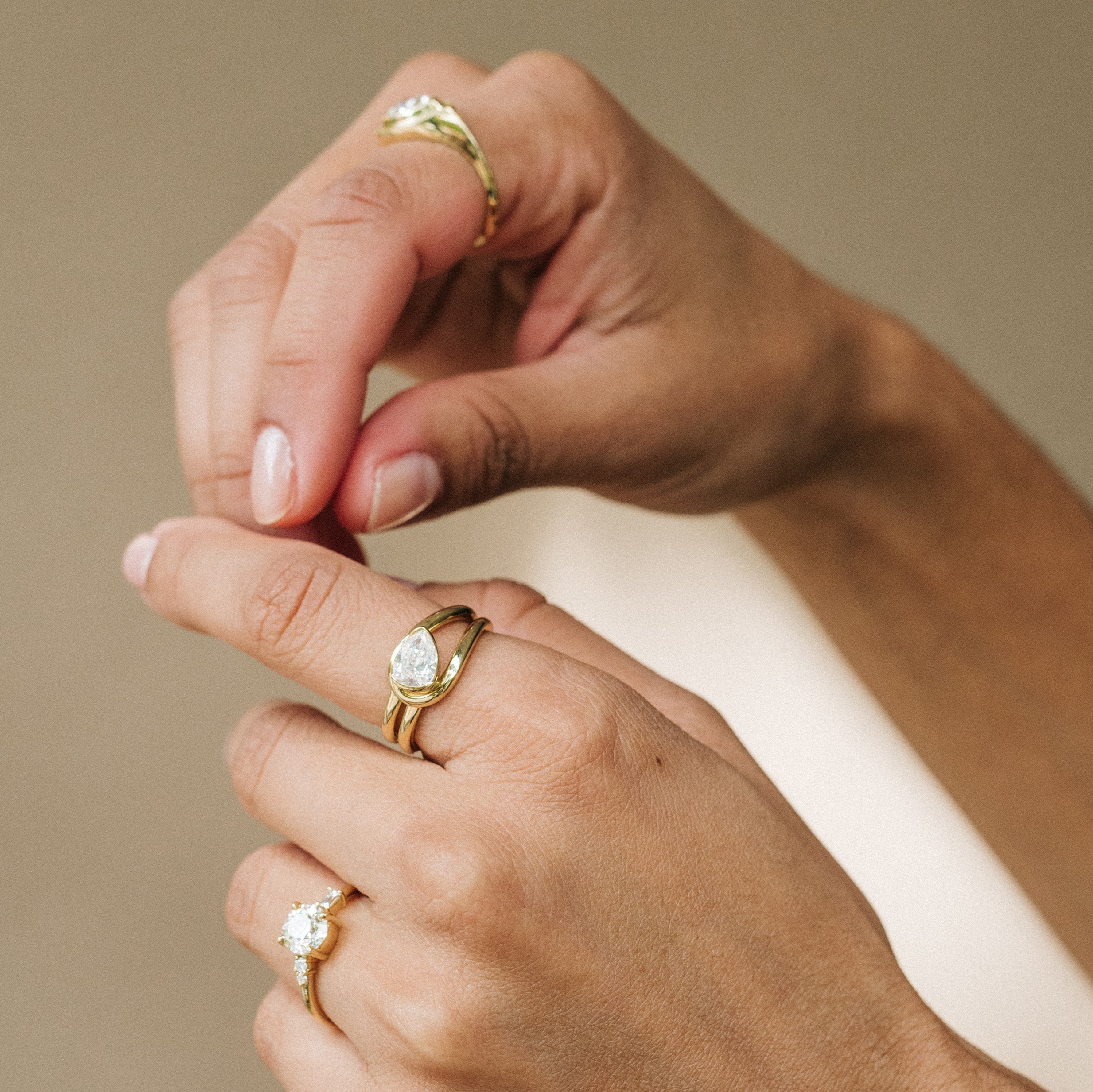 Loop Ring - Pear (.74ct) – Sophie Hughes