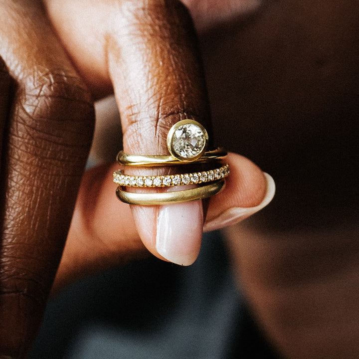 Comfort Half-Eternity Band