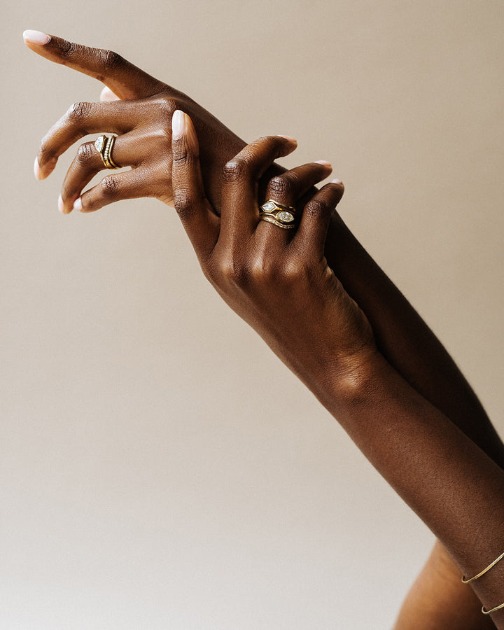 Wave - Marquise Solitaire